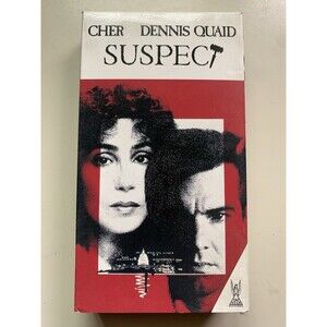 Suspect VHS 1987 Thriller Cher Dennis Quaid Liam Neeson RCA Columbia Films EUC